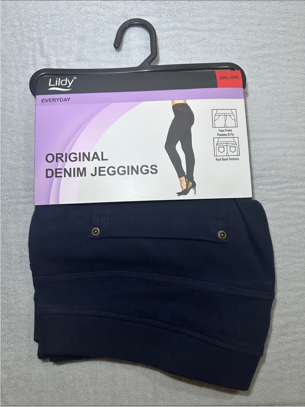 Lildy Original Dark Blue Denim Jeggings~Size
2XL-3XL~NEW!